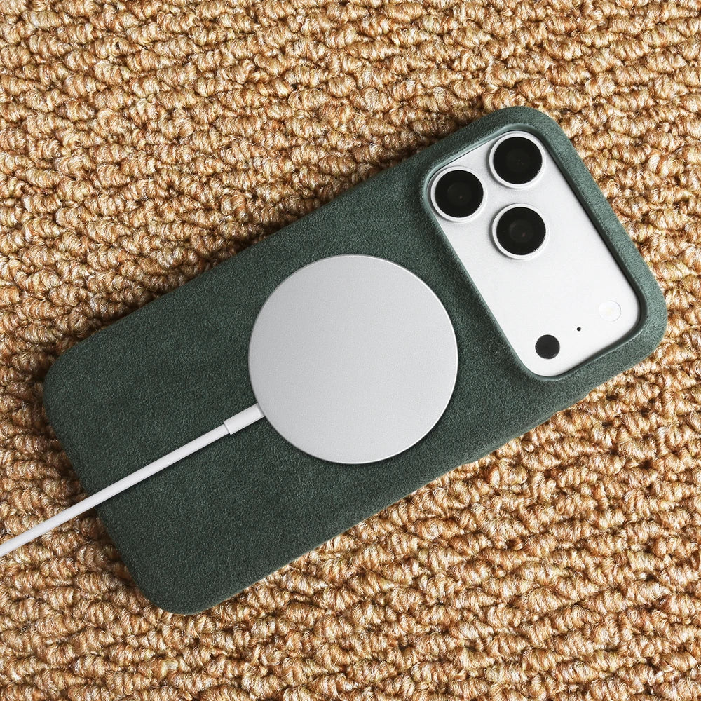 For Magsafe ALCANTARA Magnetic Case for iPhone 17 Pro Max Air 17e 16e 16 15 14 Plus 13 12 Mini 11 Pro Max Phone Case Back Cover