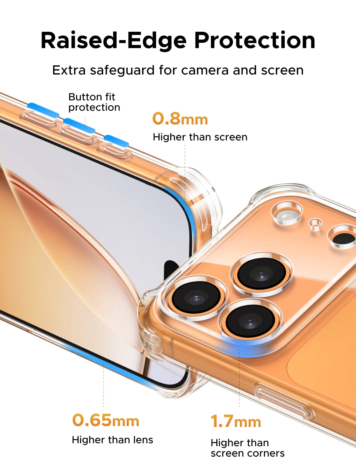 Transparent soft Case for iPhone 17 Air 16 14 12 13 15 11 Pro XS Max plus ultra thin Fit Protective silicone Crystal clear Cover