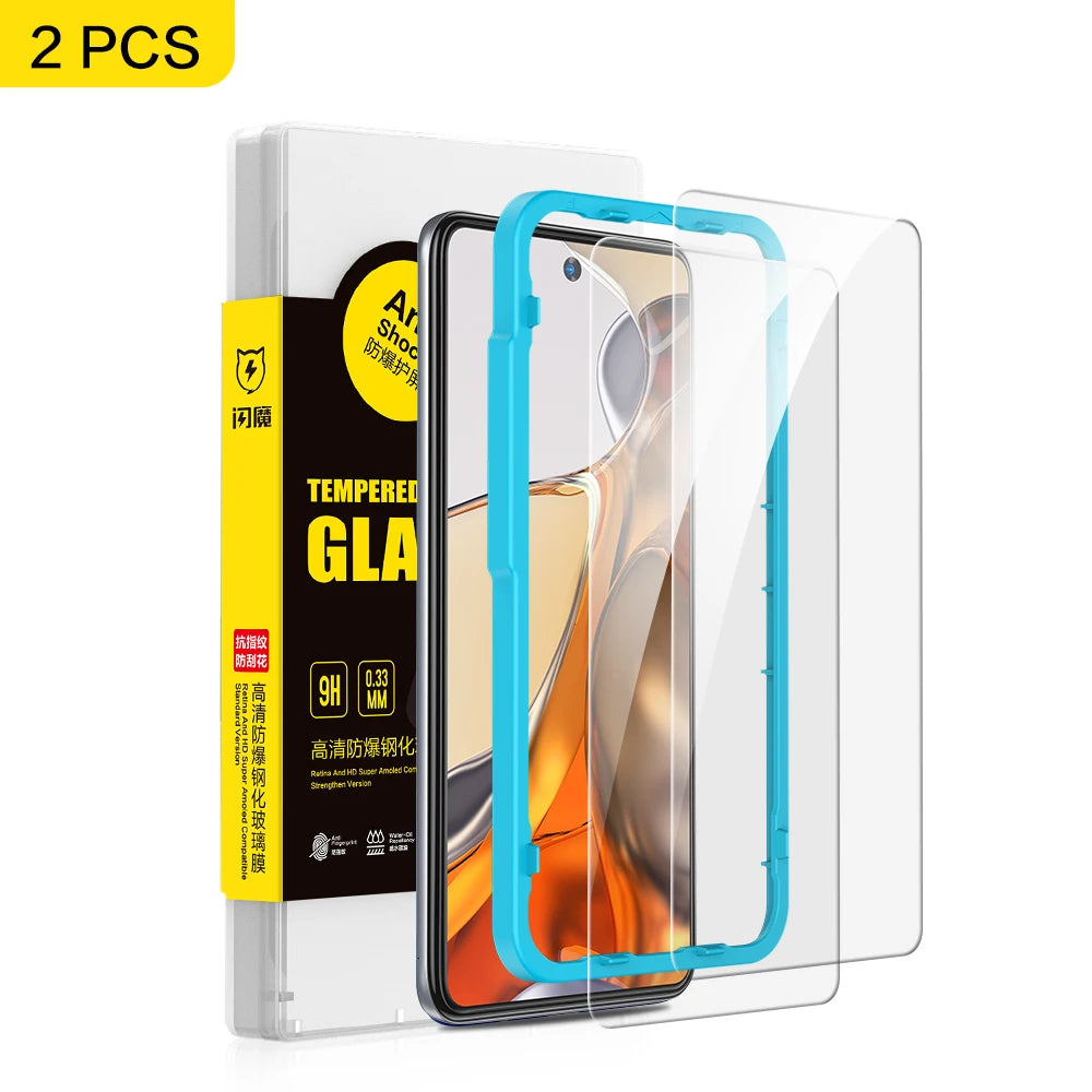SmartDevil HD Tempered Glass For Xiaomi mi 11T Pro Glass For Xiaomi mi 11T Screen Protector Easy Install With Repair Liquid