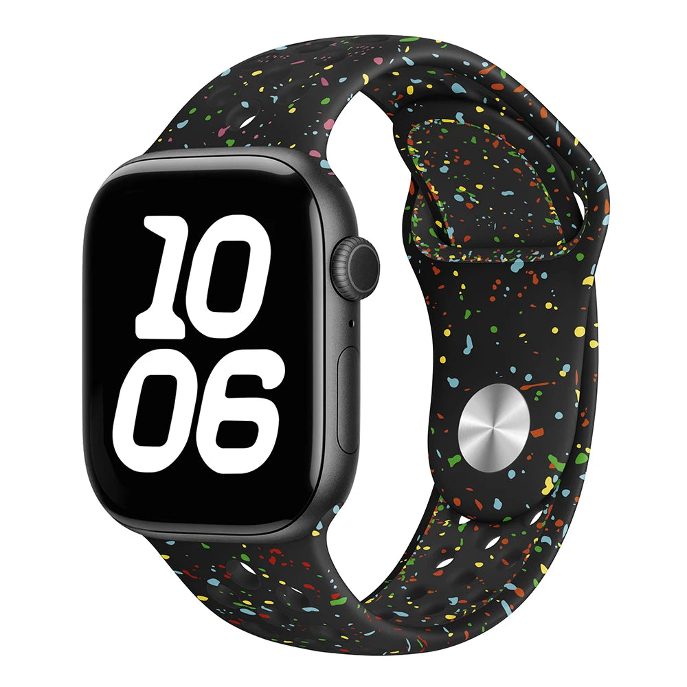 Silicone Strap For Apple Watch Band 46mm 44mm 42mm 45mm 41mm 40mm Ultra 3 2 49mm Bracelet Correa iWatch Series 11 10 9 8 7 SE 3