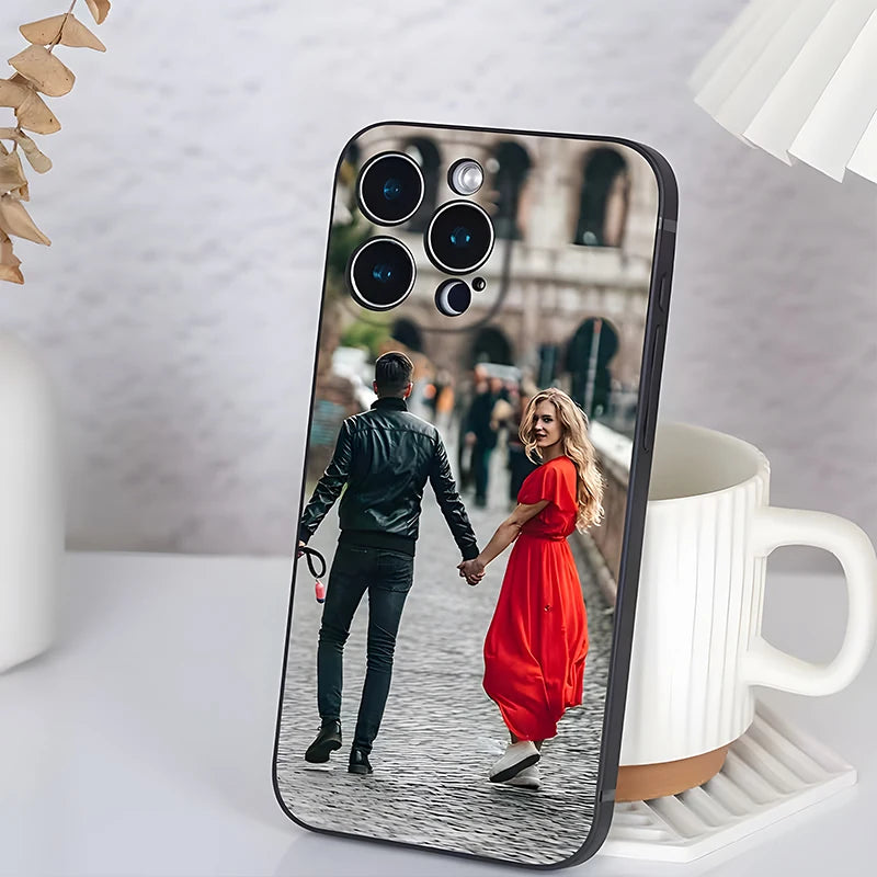 For iPhone 17 16 16E 15 14 13 12 11 Pro Max Air Mini SE 2020 2022 X XS XR 6 7 8 Plus DIY Custom Photo Shockproof Soft Case