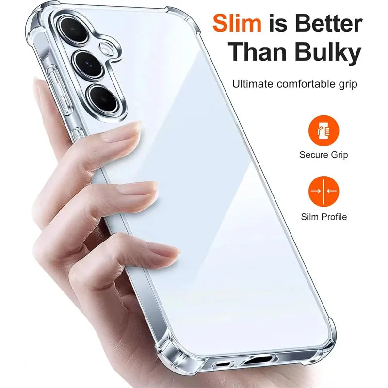 Shockproof Case For Samsung Galaxy A57 A56 A55 A37 A54 A17 A36 A26 A16 5G A15 A35 A25 A34 A14 A24 A33 A53 A13 A32 A52 A12 Cover
