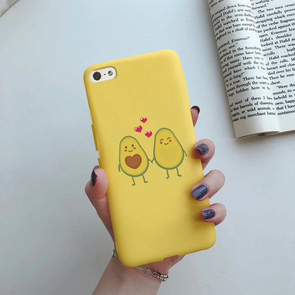 For iPhone 5 5S SE 2016 Case for iPhone 5 S Cover Silicon Cute Painted Case for iphone SE Cover Bumper for iphone 5S Phone Shell
