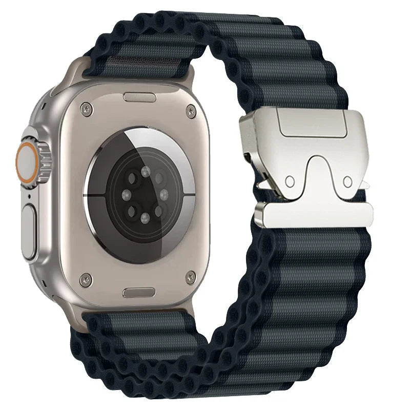 Nylon Alpine Strap for Apple Watch Band 11 46mm Ultra 2 49mm 45mm 44mm 42mm Wrist Bracelet For IWatch Series 10 9 7 8 SE Correas