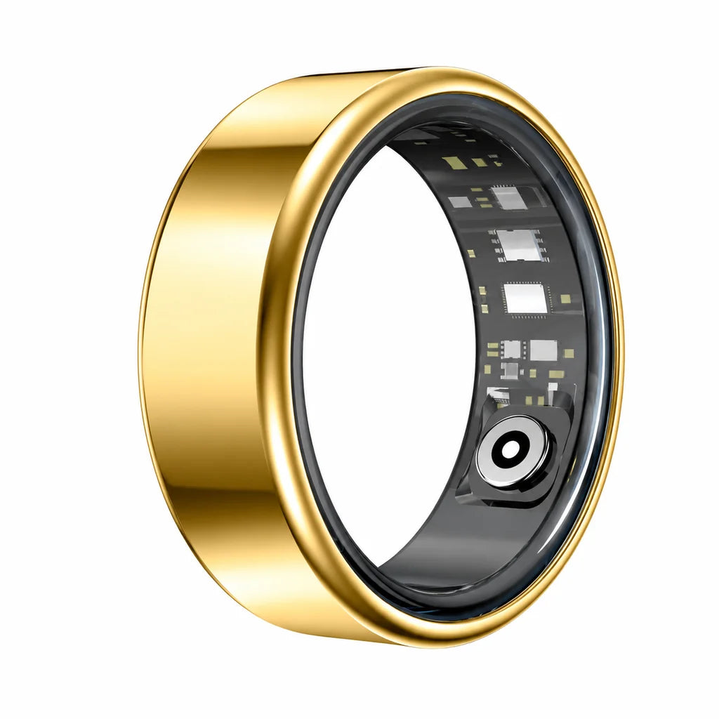 Smart Ring Men Women, Heart Rate and Blood Oxygen Monitor, Calorie Movement Tracking,IP68 & 5ATM Waterproof, Multi-sport Mode