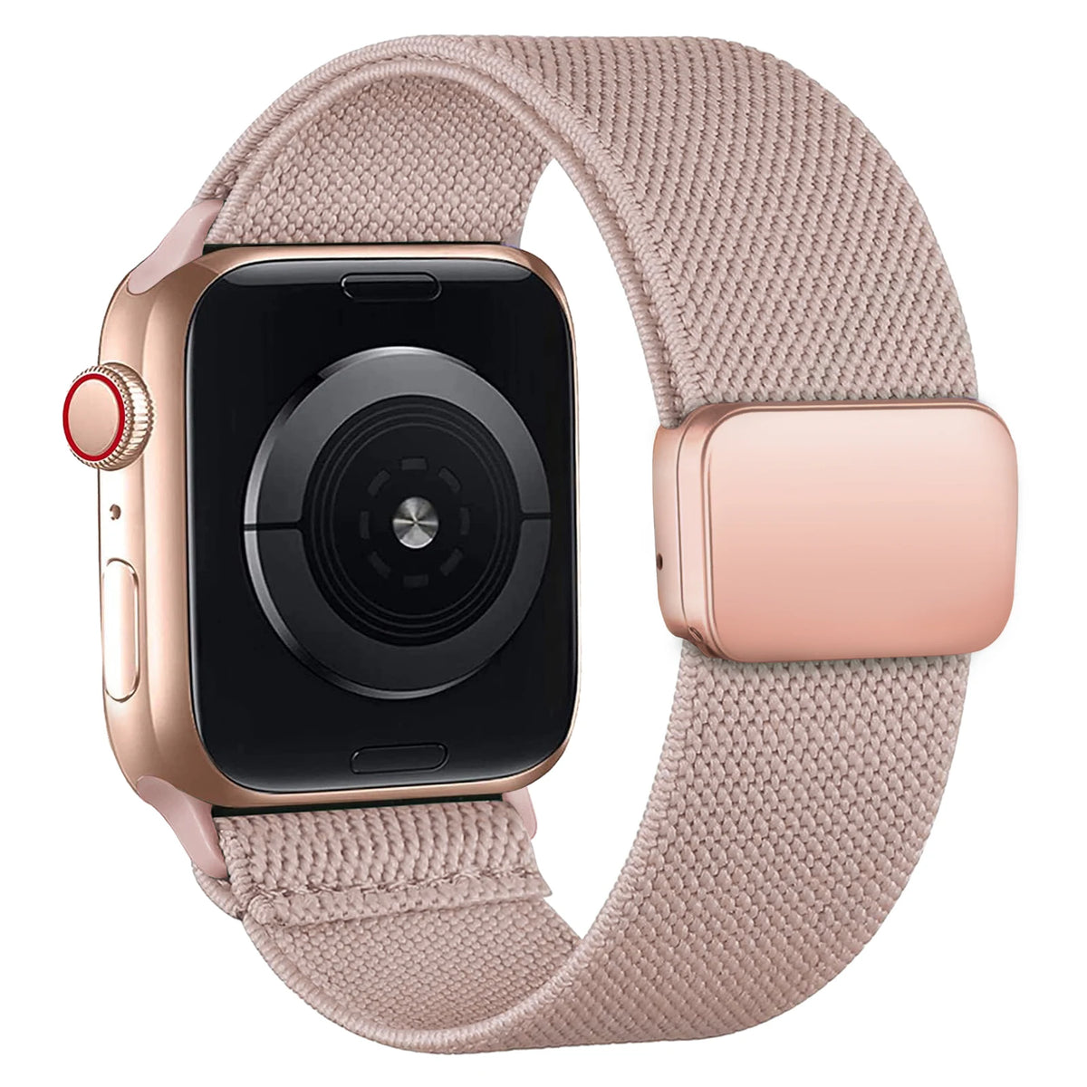 Magnetic Loop For Apple Watch Band 40mm 44mm 45mm 49mm 41mm 38 Nylon sport bracelet iwatch ultra 4 3 2 Series 12 11 10 9 8 se