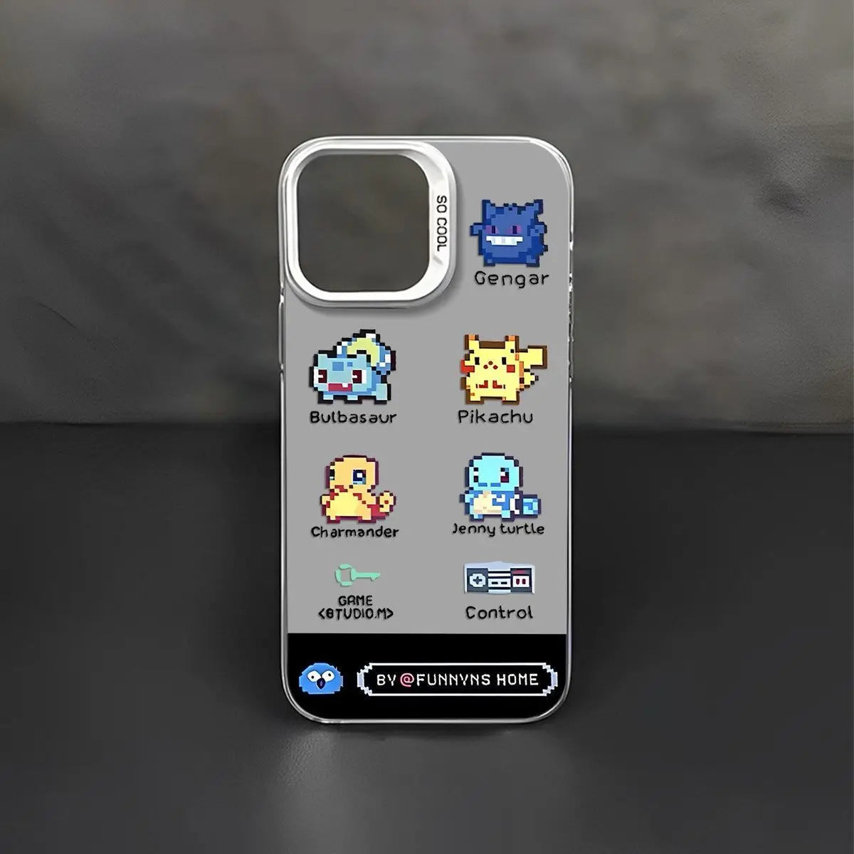 Cute Pixel Style P-Pokemon Pattern Phone Case For iPhone 17 16 15 14 13 12 11ProMax XR XS MAX 78PLUS MINI Y2K Luxury Matte Cover