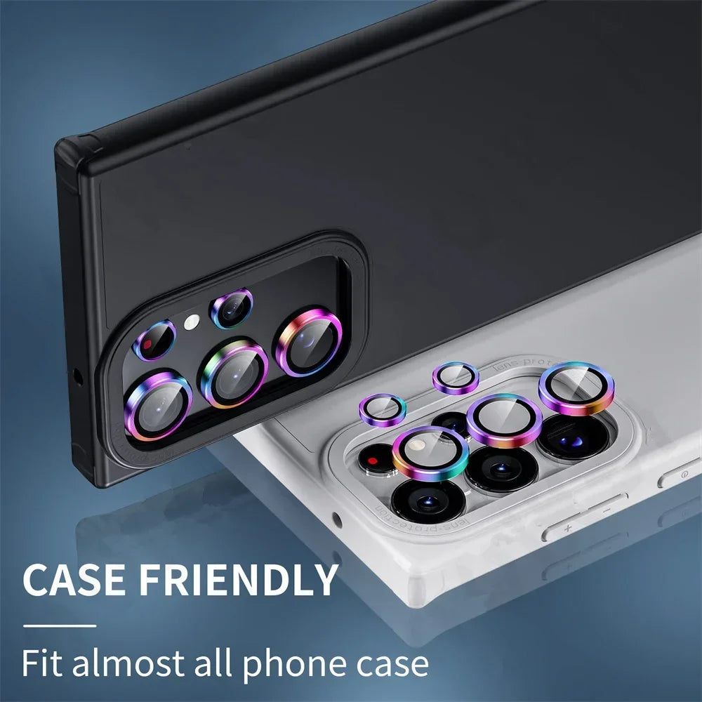 Camera Lens Protetor For Samsung S25 S26 Ultra S24 S23 S22 ultra Case Tempered Glass Film Titanium Alloy Ring Phone Accessories