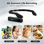 S111PRO 110° Wide Angle Head Camera 21g Ultra-Light Wearable Camcorder for Vlog Outdoor Sports