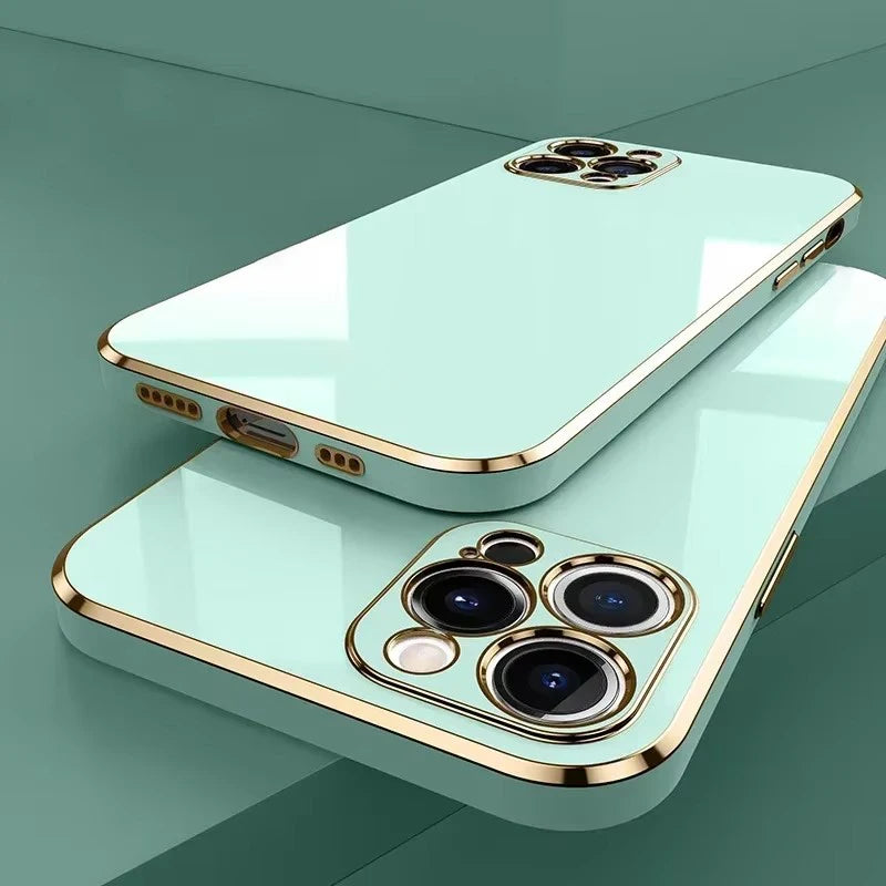 Luxury Plating Silicone Lanyard Phone Case For Samsung Galaxy S26 S25 Ultra S24 S23 FE S22 S21 S20 Plus Shockproof Cover Fundas