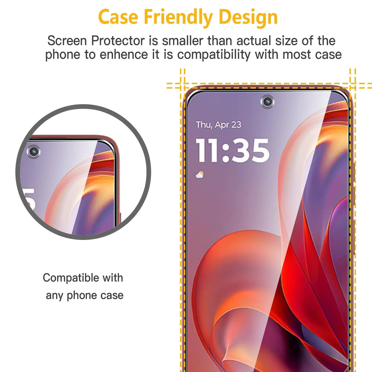 Screen Protector For Motorola Edge 60 Neo 50 Neo Tempered Glass HD 9H Transparent Clear Anti Scratch Case Friendly