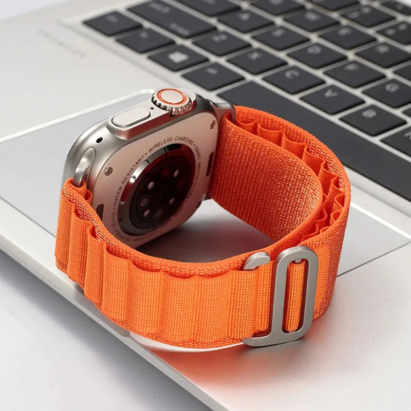 Alpine Loop Strap for Apple Watch Band Ultra 3 2 49mm 46mm 45mm 44mm 41mm 46mm 42mm Bracelet iWatch Series 11 10 9 8 7 6 5 SE 3