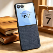 Case for Samsung Galaxy Z Flip 8 7 6 5 4 3 5G Luxury Vintage cloth pattern leather Phone cover for samsung galaxy z flip8 case