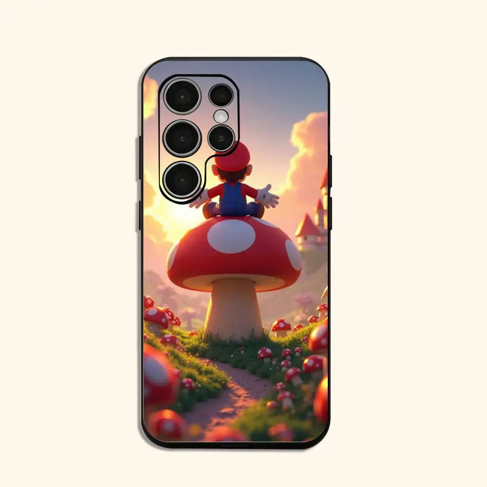 super m-mario Phone Case For Samsung Galaxy S24 S25 S23 S22 S21 Shockproof Cover