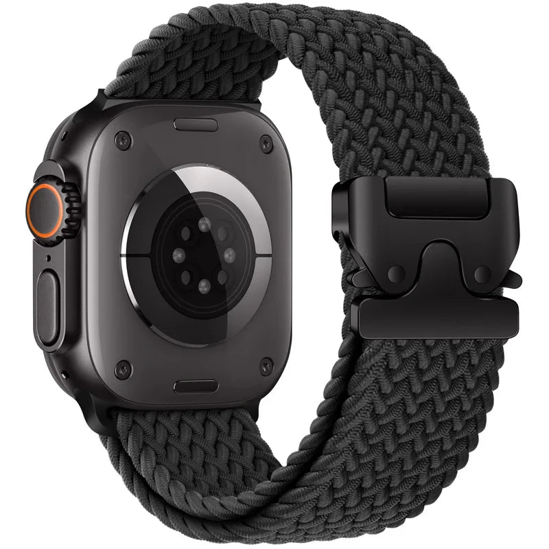 Parachute Strap For Apple Watch Band 44mm 46mm 42mm 45mm 41mm 40mm Braided Bracelet Correa iWatch Series 10 9 8 SE Ultra 2 49mm
