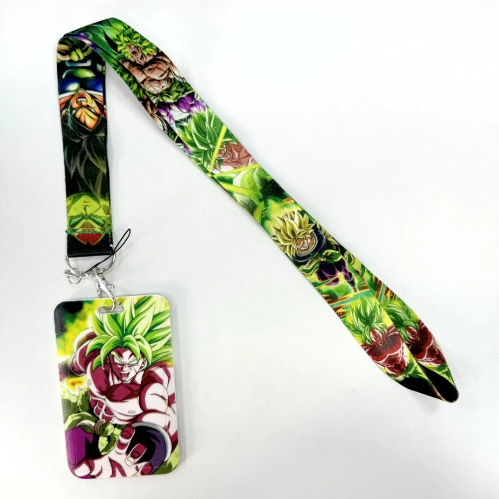 Lanyards Keychain Animated Cartoon Badge Holder ID Credit Card Pass Hang Rope Lanyard For Keys Anime Accessories Gifts