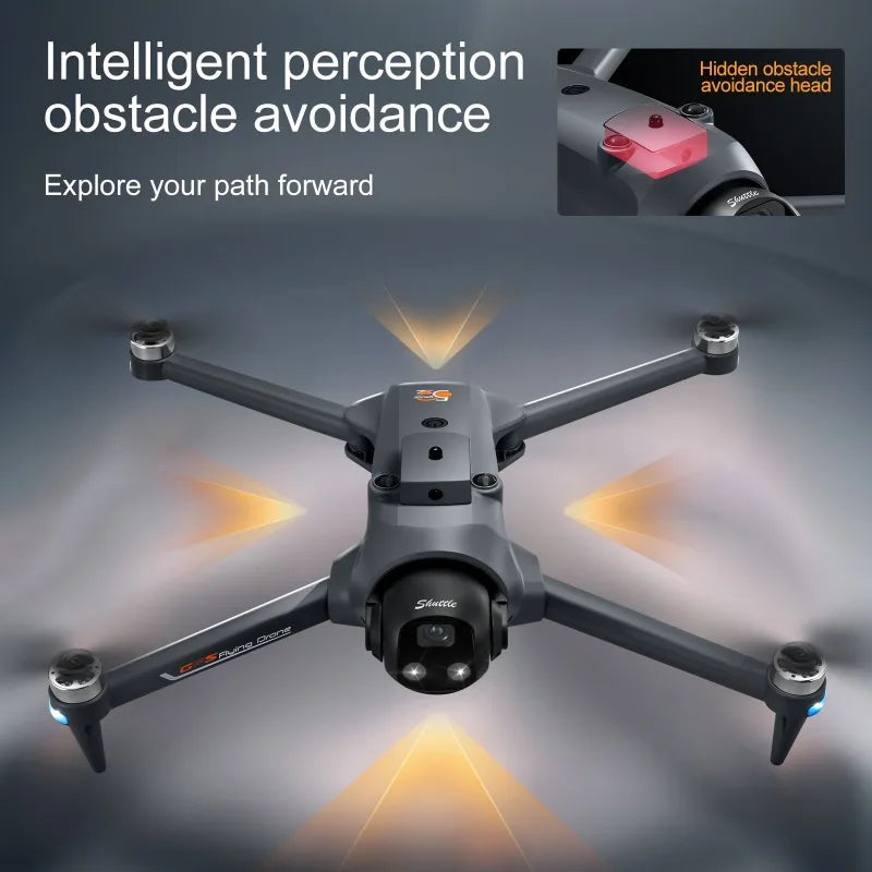 YL059 RC Quadcopter Drone with 4K Camera 23 Min FPV GPS Flight Optical Flow Positioning Auto Return Home RC Toy Boy Gift Dron