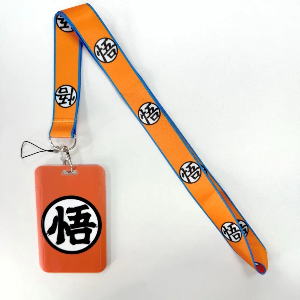 Lanyards Keychain Animated Cartoon Badge Holder ID Credit Card Pass Hang Rope Lanyard For Keys Anime Accessories Gifts