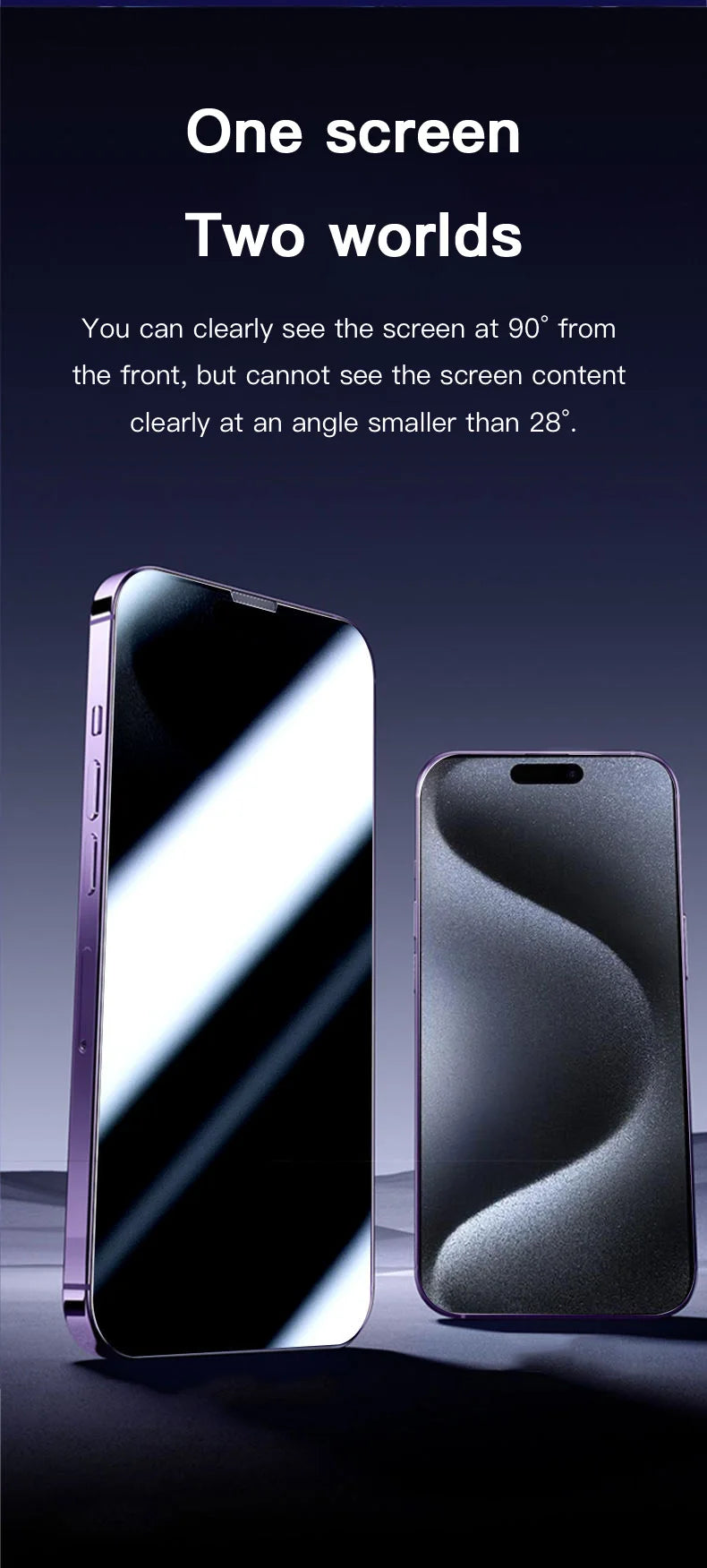 1-10PCS Oleophobic Coating Privacy Screen Protector For iPhone 17 16 14 15 12 11 13 X XS Pro Max Air Mini Dust Free Installation