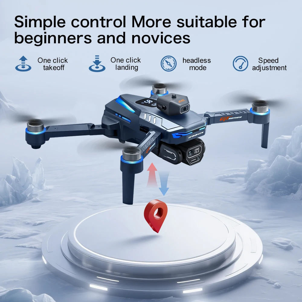 Original GT8 Drone GPS Professional 8K HD Aerial Photography Remote Control Aircraft Brushless 5G HD Dual Camera RC Quadcopter