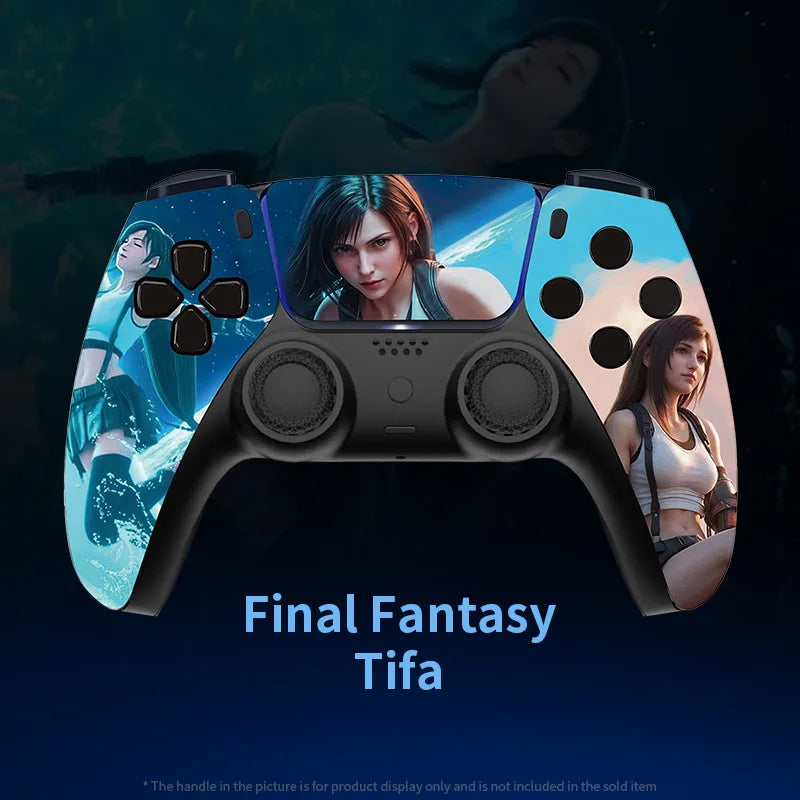 Redesigned and Replaced Front Shell Touchpad Compatible with PS5 Controller BDM-010, 020, 030, 040, 050 - Final Fantasy Pattern