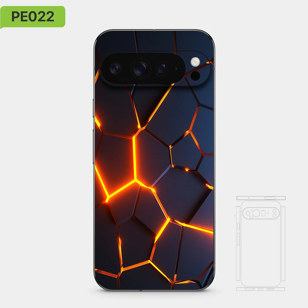 Colorful Decal Skin for Google Pixel 10 9 8 7 Pro 9A Back Screen Protector Film Cover Case Macaroon Wrap Matte Sticker