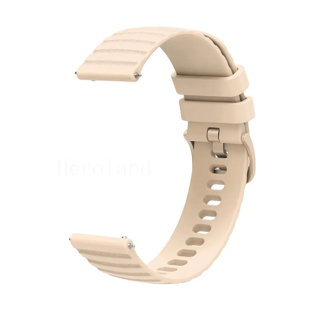 Premium Silicone Watchband WatchStrap Silicone Bracelet Quick Release Rubber Strap WristBand 18mm 20mm 22mm Width Replacement