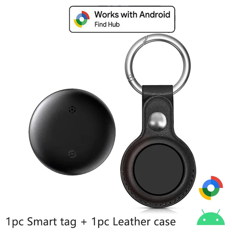 1-4Pcs Anti-Lost Tag Google Find My GPS Tracker Android Finder Compatible with Google Find Hub (Android Only) Key Wallet Finder