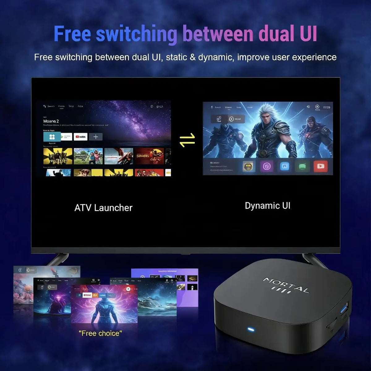 2026 New Android TV Box T1+ Rockchip RK3518 Android 16 8GB RAM 128GB ROM WiFi 6 BT 5.4 Dual UI 8K Ultra HD Smart Media Player