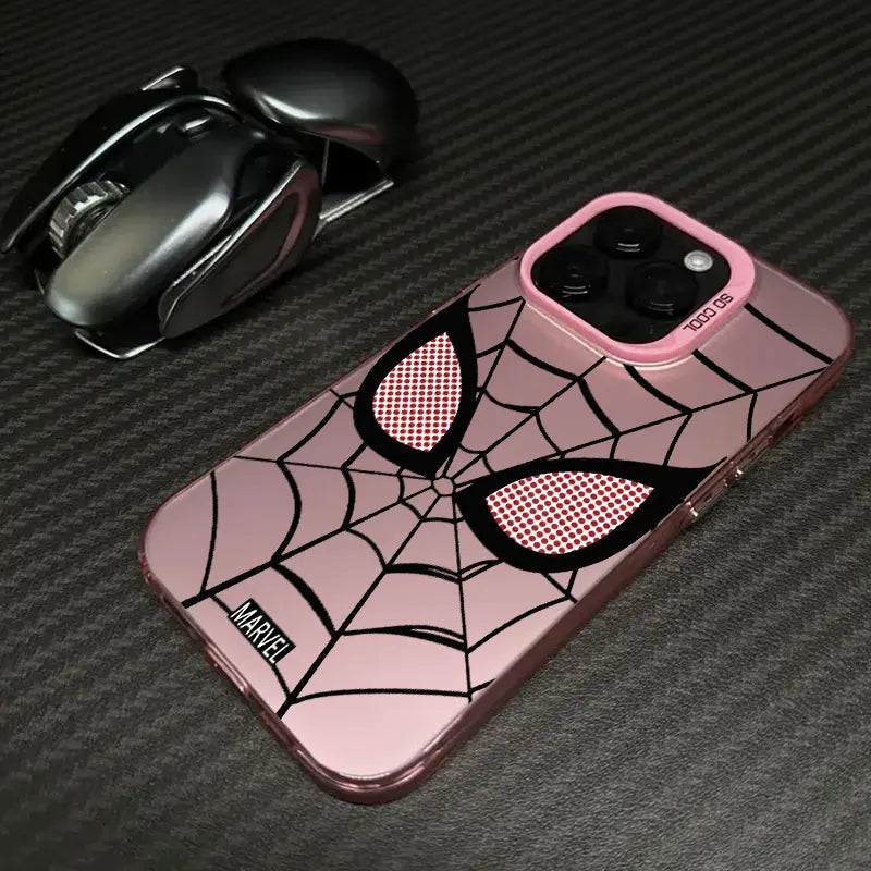 Marvels Spidermans Eye Phone Case For iPhone 17 17e 16e 16 15 14 13 12 11 mini Pro Max X XR XSMAX 8 7 Air Plus Anti Fall Matte