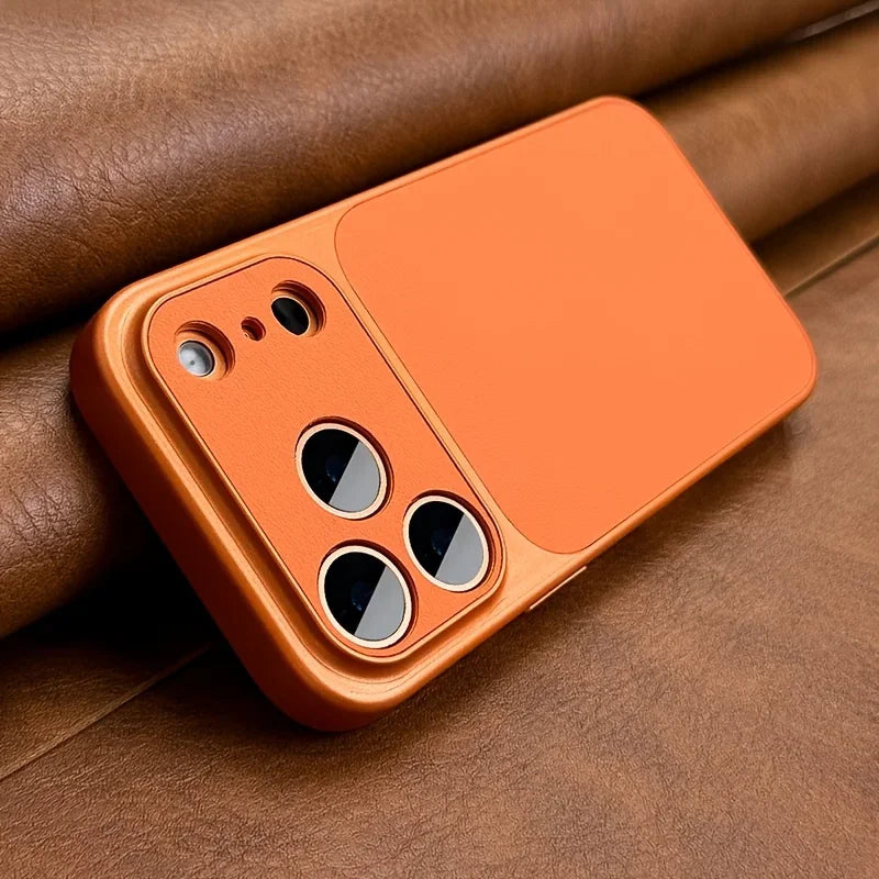 Luxurious New Orange Retro Phone Case For iPhone 17Air 16 15 14 17Pro 17PromaxSoft-sided hard case