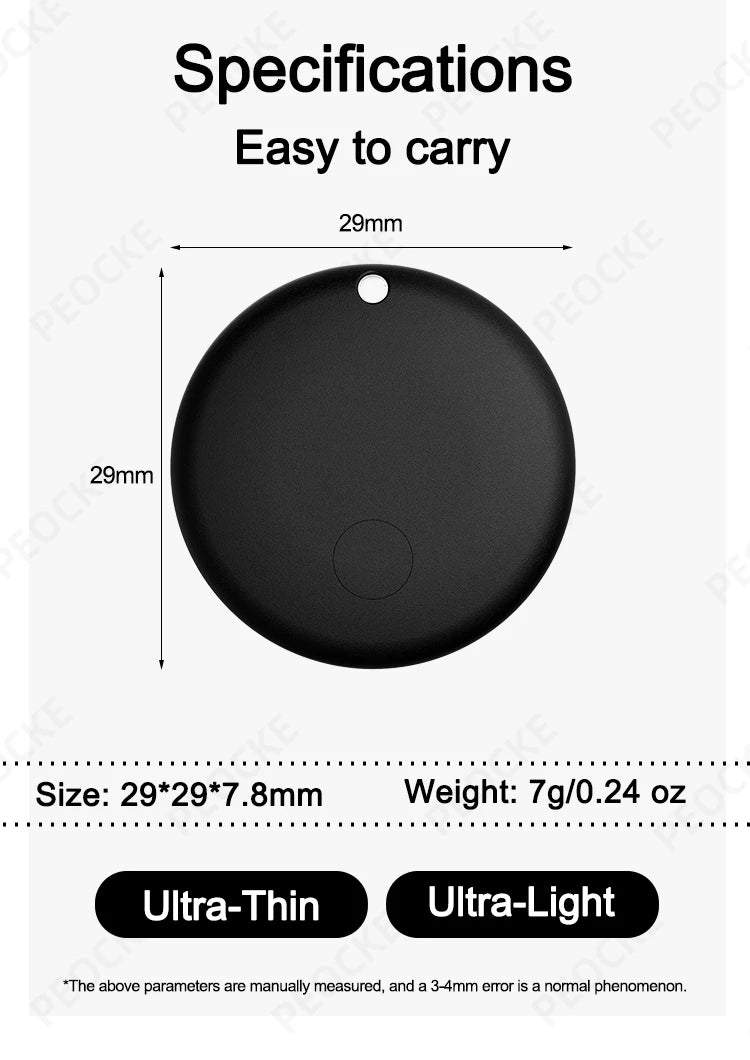 Smart Location Tag With Adjustable Silicone Wristband Works with Android Google Find Hub Anti-Lost GPS Tracker Bluetooth Locator