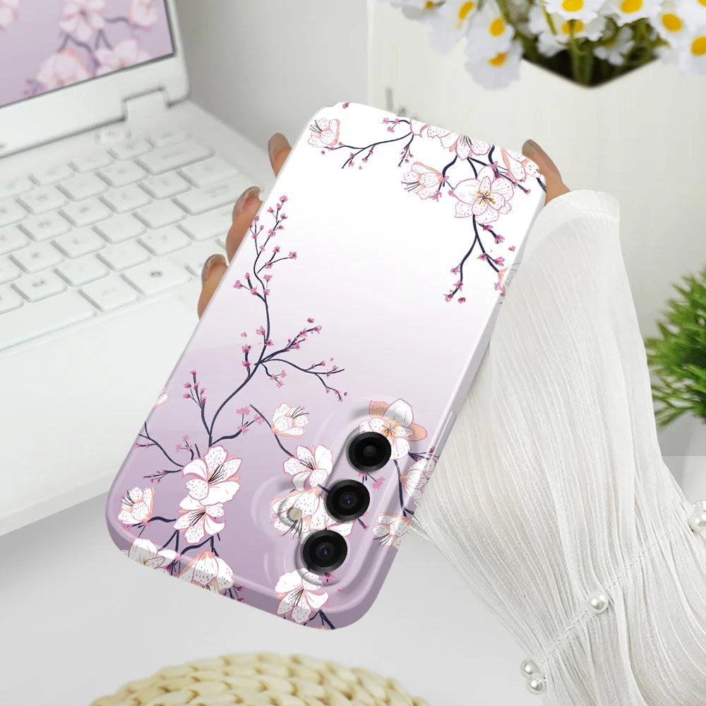Pretty Wintersweet Phone Case For Samsung Galaxy A57 A37 A17 A56 A36 A26 A16 A06 A55 A35 A25 A15 A05 4G 5G Film Hard Cover