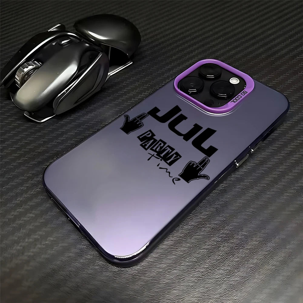 JuL C'est Pas Des Lol Rappers Phone Case For iPhone 17 16 15 14 13 12 11 mini Pro Max X XR XSMAX 8 7 Air Plus Anti Fall Matte