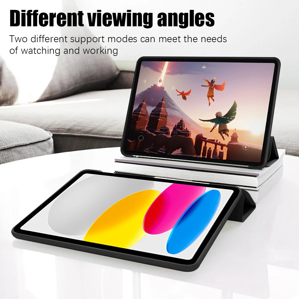 Case For iPad A16 10 9 9th 10th Generation Pro 13 M5 12.9 Air 11th M4 M3 M2 Air 5 4 3 11 For Ipad Mini 7 6 10.9 Protective Cover