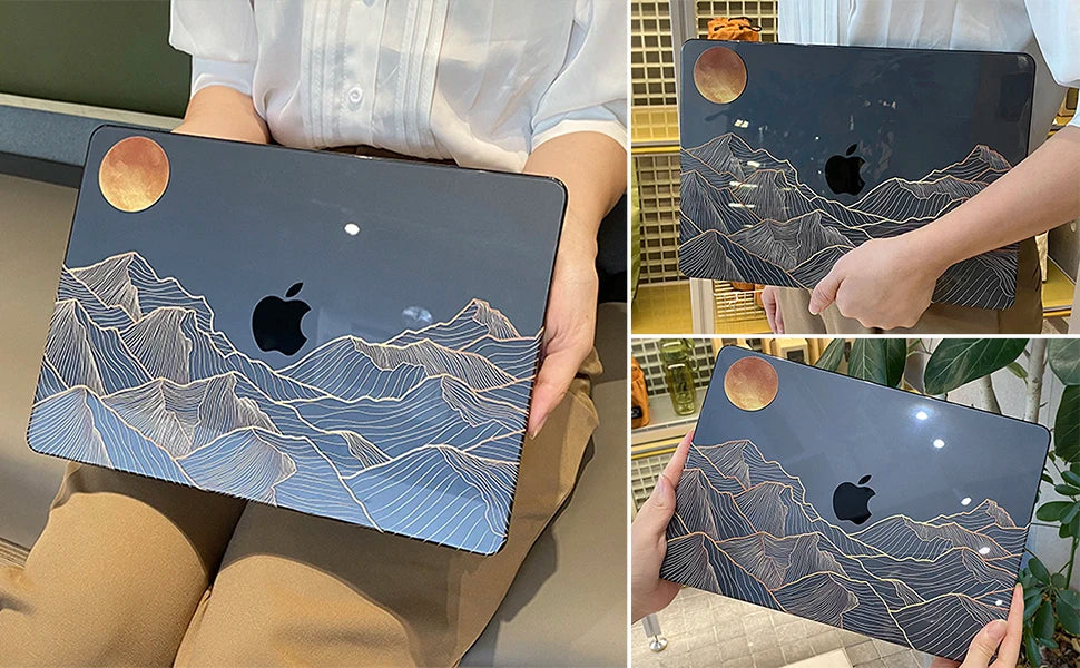 Creative Laptop Case For Macbook Neo 2026 Air13.3 A2337 Pro13.3 A2338 Pro14 A3112 Air13.6 A3113 Air15 Transparent Hard Shell