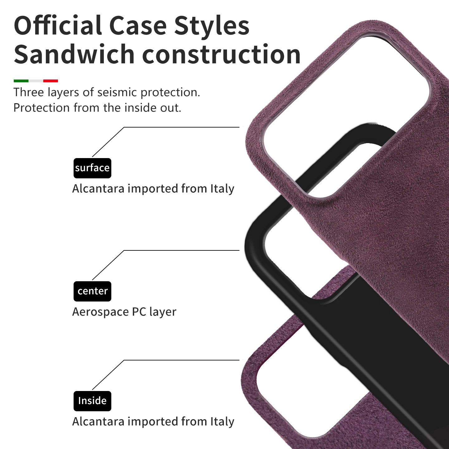 For Alcantara Premium Phone Case For iphone 17 Pro Max Air 16e 16 15 14 Plus 13 12 Mini 11 XR XS Max 7 8 Back Cover Case Shell