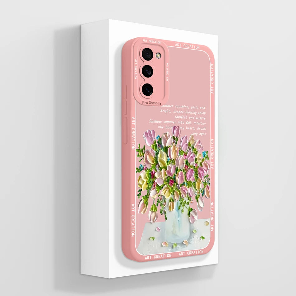 For Samsung S20 FE Ultra Phone Case Cute Back Cover For Galaxy S 20 S20FE S20Ultra Soft Liquid Silicone Full Protection Fundas