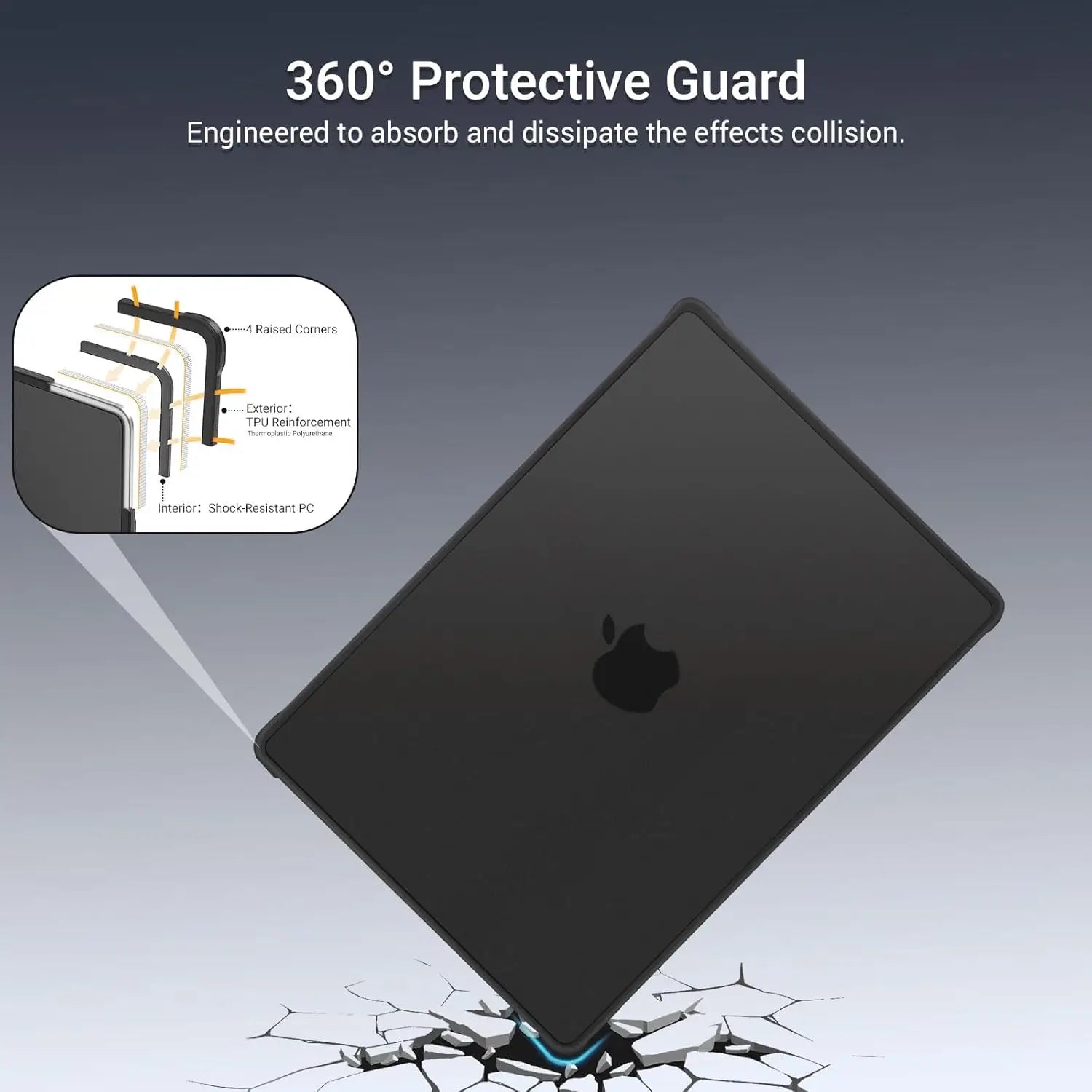 Laptop Case For MacBook Air 13/15 inch M5 M4 M3 M2 Chip 2026 Case,For Pro 14/16 inch M5 M4 M3 M2 M1 Pro/Max Chip 2026-2021