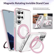 for S26Ultra S26+ For Magsafe 360°Rotation Stand Case For Samsung Galaxy S26 Ultra Plus S25 S24 Plus TPU Magnetic Charging Cover