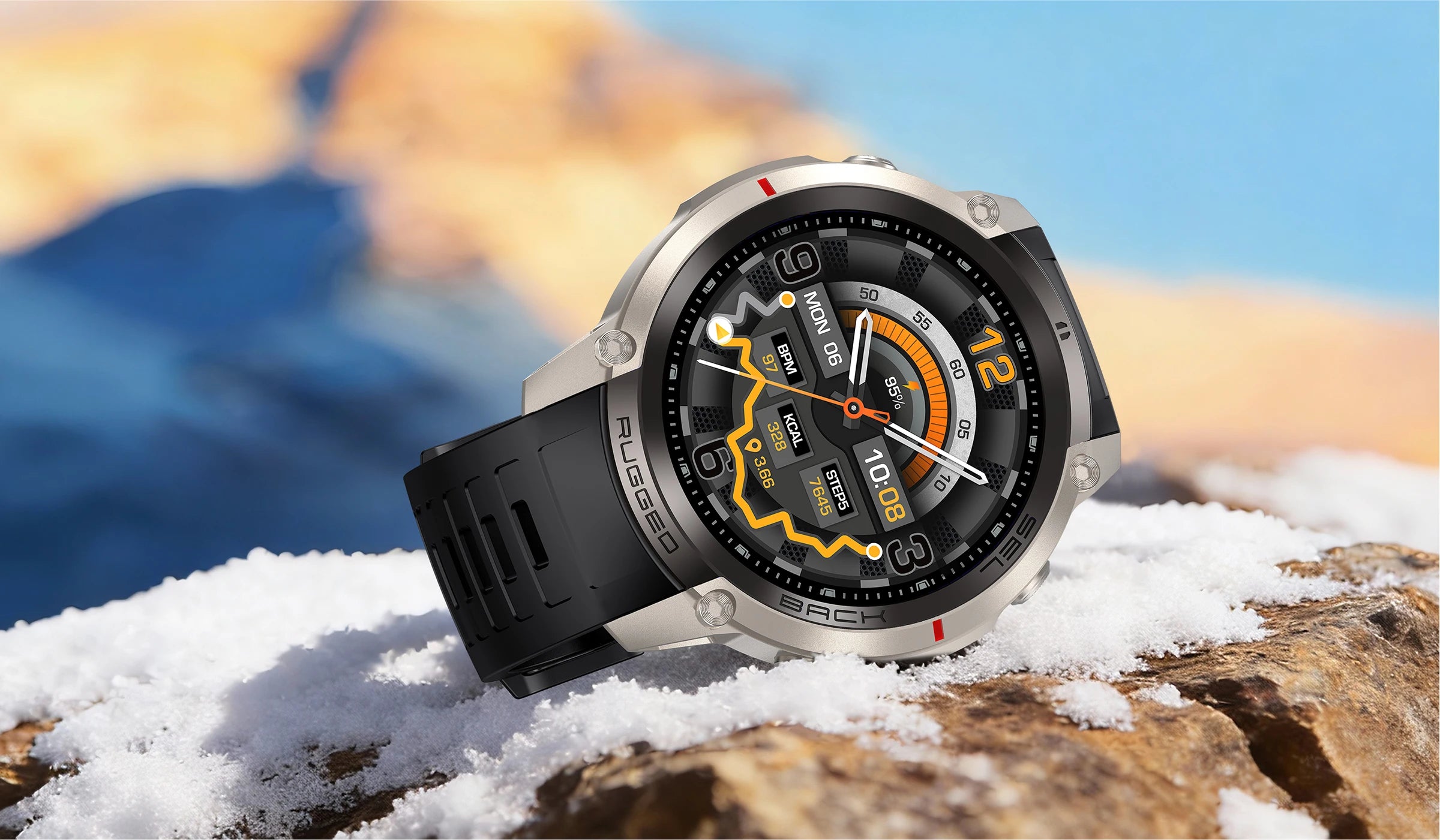 2026 Military Satellite Offline Map GPS Smart Watch Men 1.43''AMOLED Bluetooth Call Compass 5ATM Waterproof 170+Sport Smartwatch