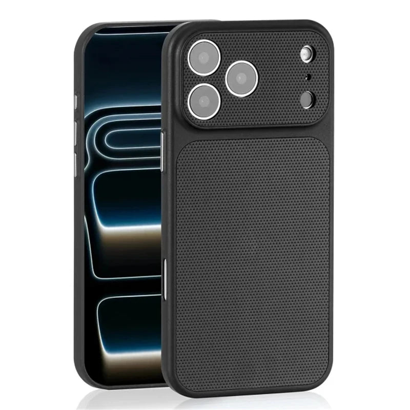 Luxury Business Diamond Pattern Leather Magnetic Case for iphone Air 12 13 14 15 16 17 Pro Max Retro Armor Shockproof Back Cover