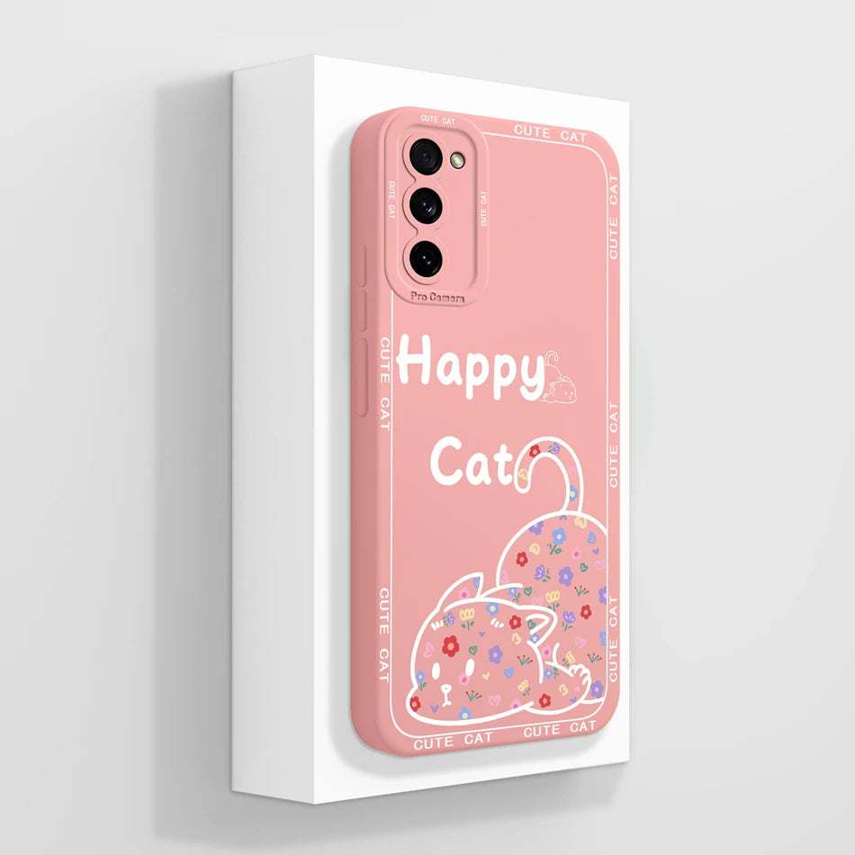 For Samsung S20 FE Ultra Phone Case Cute Back Cover For Galaxy S 20 S20FE S20Ultra Soft Liquid Silicone Full Protection Fundas