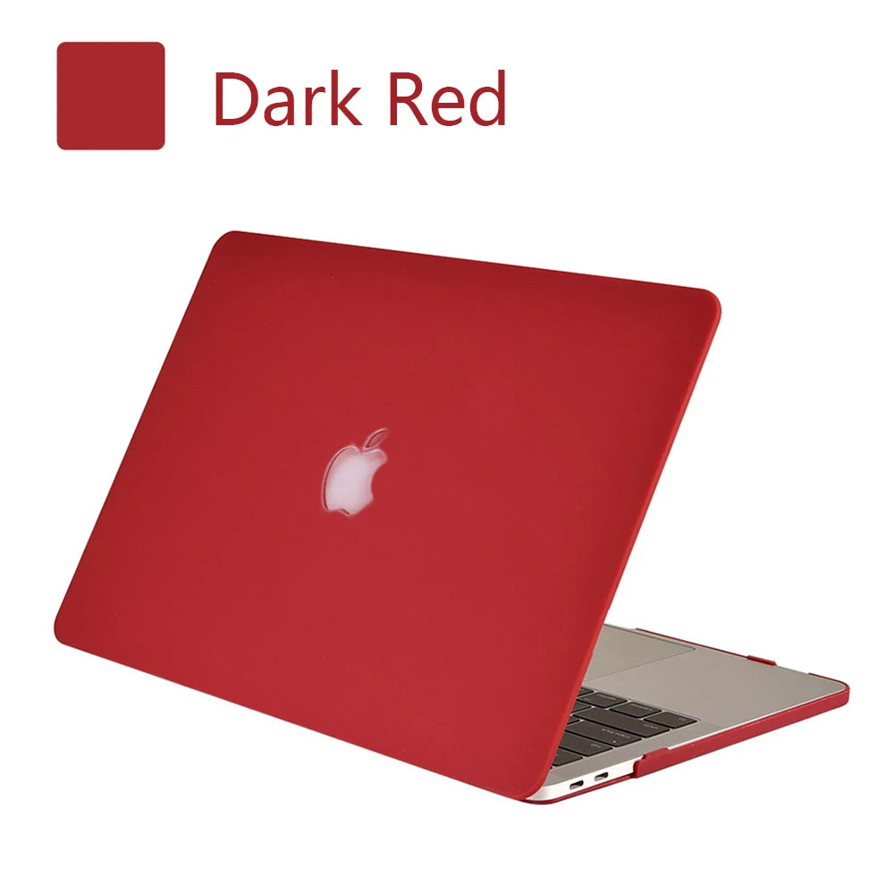 Frosted Laptop Case For Macbook Air 13 A2337 A1466 For Mac M1 Chip Pro 13 A2338 For Macbook Pro 14.2 16.2 Matte Protective Cover