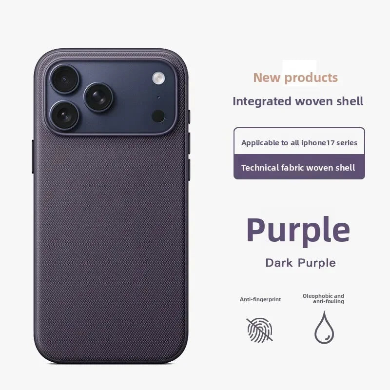 High Quality Original Technology Woven Case For IPhone 17 16 15 14 13 Pro Max Air Official For Magsafe Magnetic Protect Cover