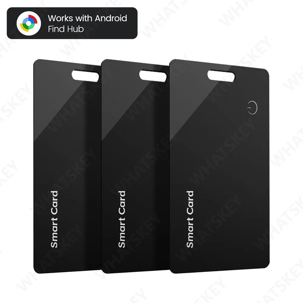 Ultra Thin Global GPS Android Tracker Card Wireless Charging Waterproof Smart Wallet Tracker Card with Google Find My Device App