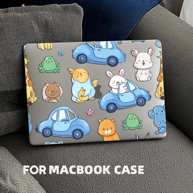Marine Life Laptop Case For Macbook Air 13 2025 Case M2 M3 M4 Chip MEO A304 Cover for Air 15 M4 2025 A3241 M3 M2 15.3 Case