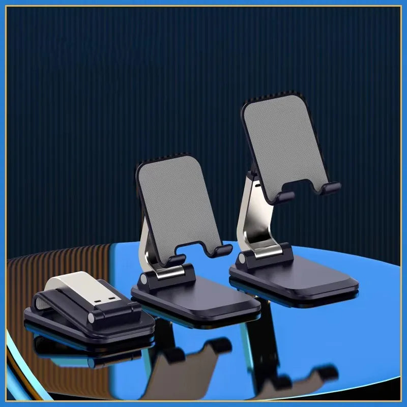Foldable ABS Desktop Mobile Phone Stand For iPad iPhone Smartphone Support Tablet Desk Cell Phone Portable Holder Bracket