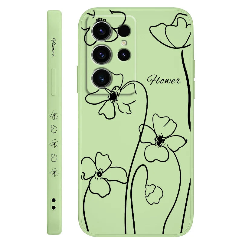 Swaying Grass Phone Case For Samsung Galaxy S25 FE S24 S23 S22 S21 S20 S10 S10E Ultra Plus  Note 20 Ultra Plus Cover