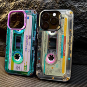 Unique cassette tape Creative Phone Case For iPhone 17 16e 16 15 14 13 12 11 mini Pro Max X XR XSMAX 8 Air Plus Anti Fall Matte